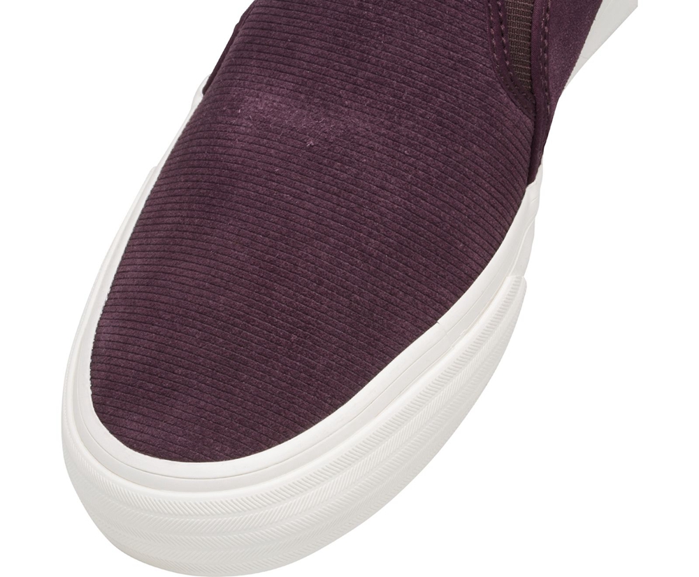 Slip Ons Keds Mujer Moradas - Double Decker Suede - 085-KLNURA